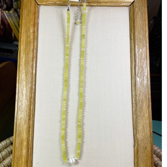 New artisan made rainbow agate, Ethiopian opal and pearl gemstone necklace - Picture 1 of 2